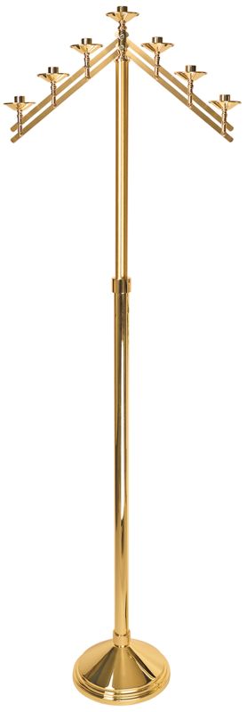 Adjustable Floor Candelabra Church Choose 3 5 7 branch 48