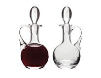 Communion Cruets 10 ounce Capacity Glass Decanters 8 inch