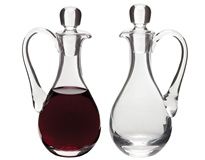 Communion Cruets 9 ounce Capacity Glass Decanters 8 inch