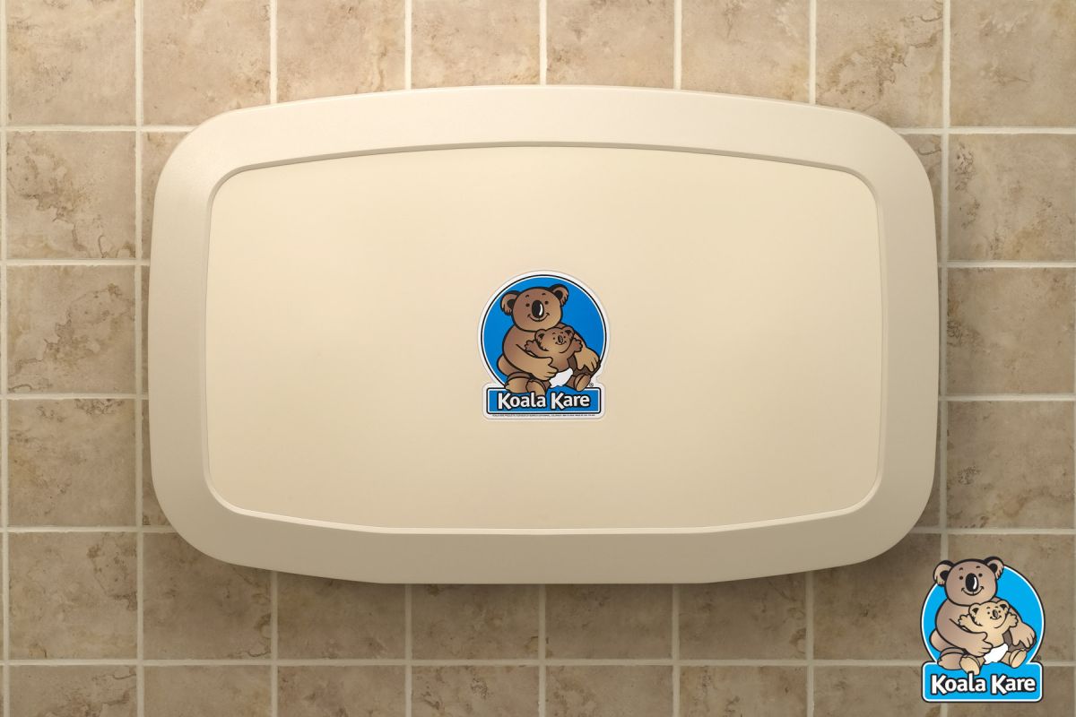 Koala Care Changing Station Horizontal Cream