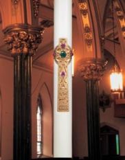 Cross Of Erin Paschal Candle