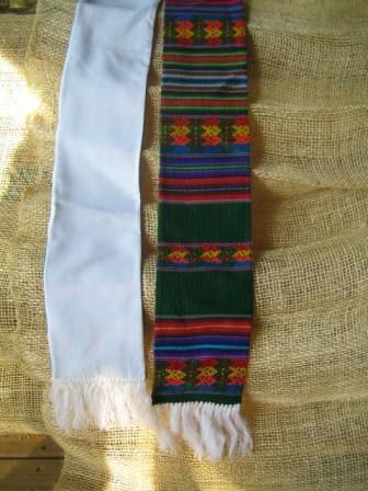 Minister'S Stole Ecuador traditional fabrics 5 wide 59