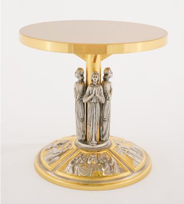 Thabor 24K Gold Antique Silver Plated
