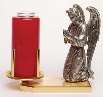 Devotional Candle Holder Devotion A 24K Gold Antigue Silver