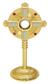 Ostensorium K223 K222 24K Gold Plated Contrasting