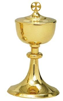 Ciborium K2441 24K Gold Plated 9 Cup Host Capacity 300