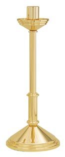 Paschal Candle Holder K487 High Polish Brass 28 Base