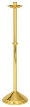 Paschal Candlestick K558 44 Base12 High Polish Brass