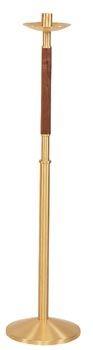 Floor Candlestick Satin Bronze 42 High 10 inch