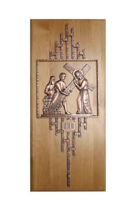 Stations of the Cross Set of 14 Stations-MOUNTED