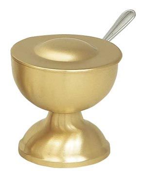 Incense Boat and Spoon Satin Polished Finish Brass Bronze Stainless