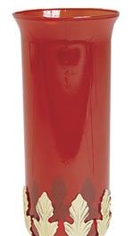 Ruby Glass Tabernacle Globe Sanctuary Holds standard 7 8 day