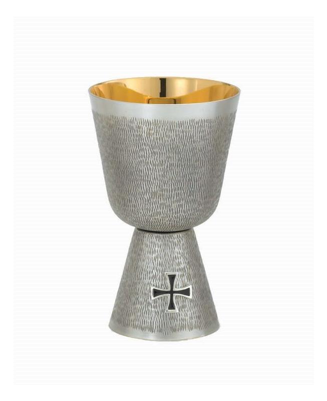 Silver Communion Cup Common 7 inch 9 ounce capacity