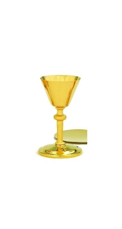 Gold Chalice With Scale Paten