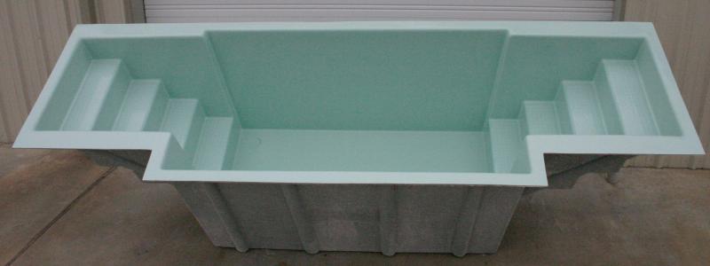 Fiberglass Church Baptistry 14Ft Wide Double Entry