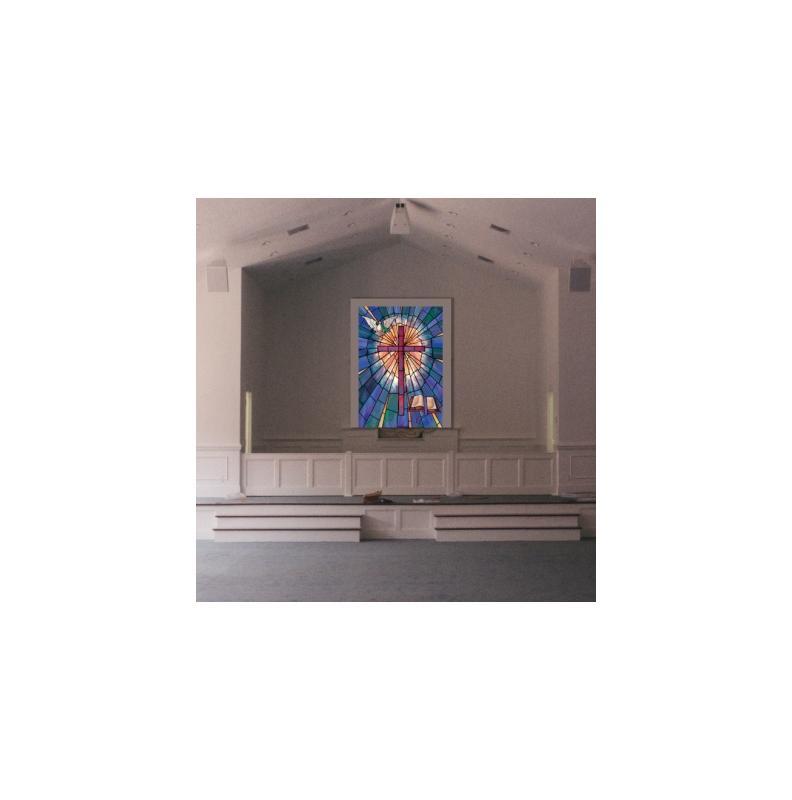 Baptistry Wall Scene Murals printed on Banner Material for Wall Mounting Above Baptistry