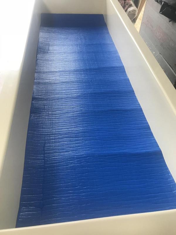 Portable Baptistry Thermal Blanket reduces heat loss helps keep water from evaporating