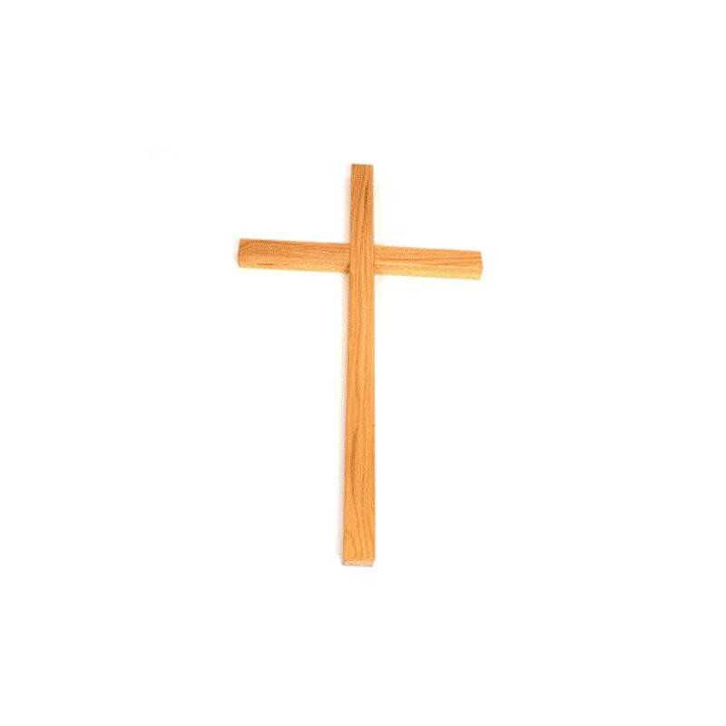 Traditional Wooden Wall Cross 1½ deep x 2 wide solid