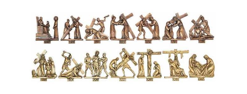 Stations of the Cross Set of 14 Stations