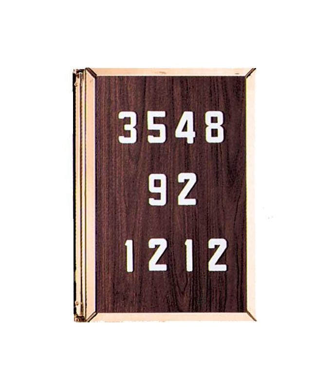 Wall Mounted Fixed Hymn Board