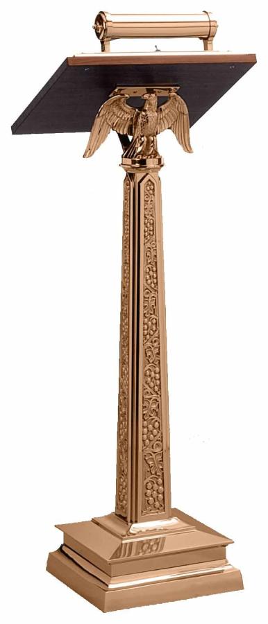 Lectern With Light HIGH POLISH BRONZE Excelsis