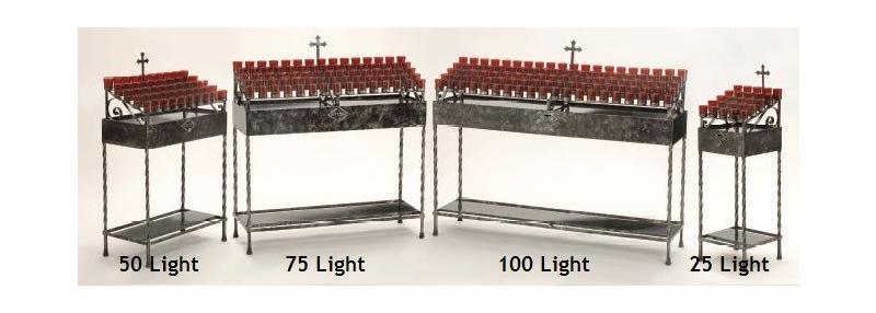 Wrought Iron Votive Stand metal choice 4 Sizes