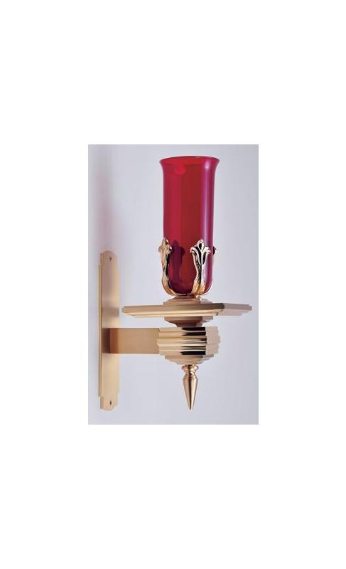 Wall Sanctuary Lamp Combination Finish Glass globe sold separately