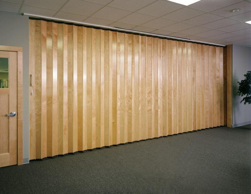 Deluxe Acoustical  Room Divider for Churches WOOD VENEER FINISH (priced per foot)