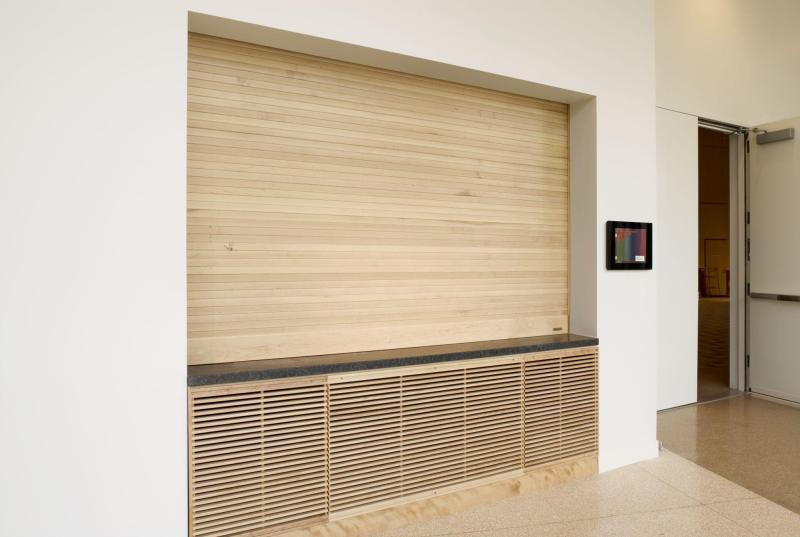 Custom Roll Up Door Stained