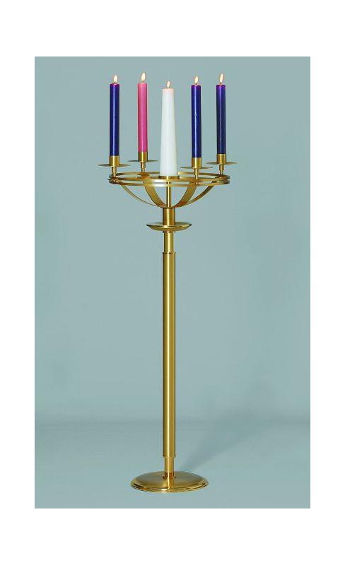 Advent Wreath & Paschalstick 3981 Standing Complete Detaches Stand Which