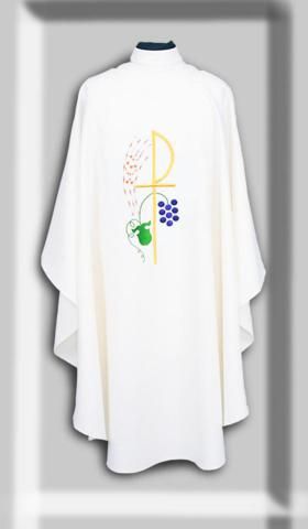 A & O Wheat With Cross Chasuble