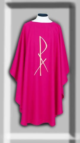 Chi Rho Chasuble In Liturgical Colors