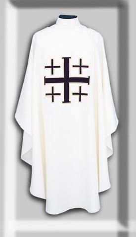 Jerusalem Cross Chasuble In Liturgical Colors
