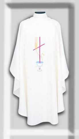 Cross & Chalice Chasuble In Liturgical Colors