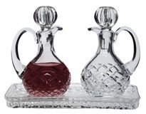 Leaded Crystal Communion Cruets OUT STOCK 8 inch x 4 - DISCONTINUED