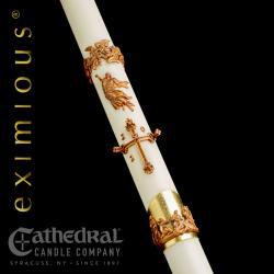Mount Olivet Paschal Candle Exemious Brand 51 percent beeswax Cathedral