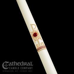Holy Trinity Paschal Candle Sculptwax Collection Cathedral Co 51 percent