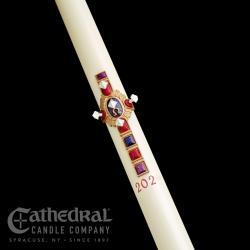 Christ Victorious Paschal Candle Sculptwax Collection Cathedral Co 51 percent