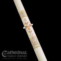 Investiture Paschal Candle Coronation Christ design a rich decal