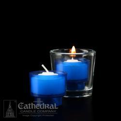 4 Hour - Blue 288/case - Ezlites Plastic Disposable Votives
