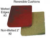 Reversible Altar Rail KNEELER CUSHION (per foot) No Buttons
