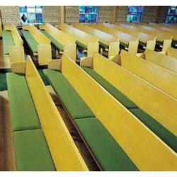 Comfort Pew Form Cushions (per foot) FLAT