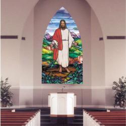 Baptistry Wall SCENES mounted on Acrylic (for backlighting)