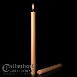 51% Beeswax Candle-UNBLEACHED Unbleached 51 percent church candles feature