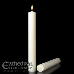 51% Beeswax Altar Candles - LARGE Diameter