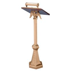 Lectern With Light HIGH POLISH BRONZE Excelsis