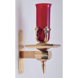 Wall Sanctuary Lamp Combination Finish Glass globe sold separately