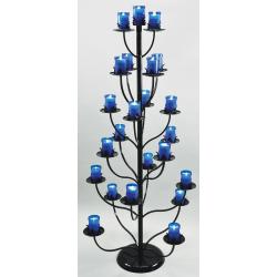 23 Light Votive Stand Holds 3 day plastic candles 72