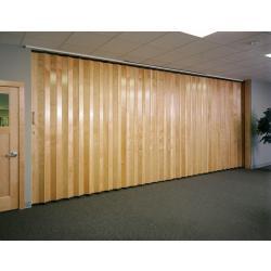 Deluxe Acoustical  Room Divider for Churches WOOD VENEER FINISH (priced per foot)