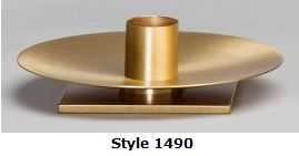 ZZ1490 Candlestick Made in USA by FC Ziegler #1490
